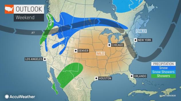 AccuWeather weekend outlook